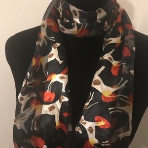 Fun dog Print Scarf